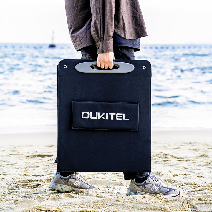 OUKITELソーラーパネル200W 折りたたみソーラーチャージャー Amazon.com : OUKITEL 200W Portable Solar Panel for Power