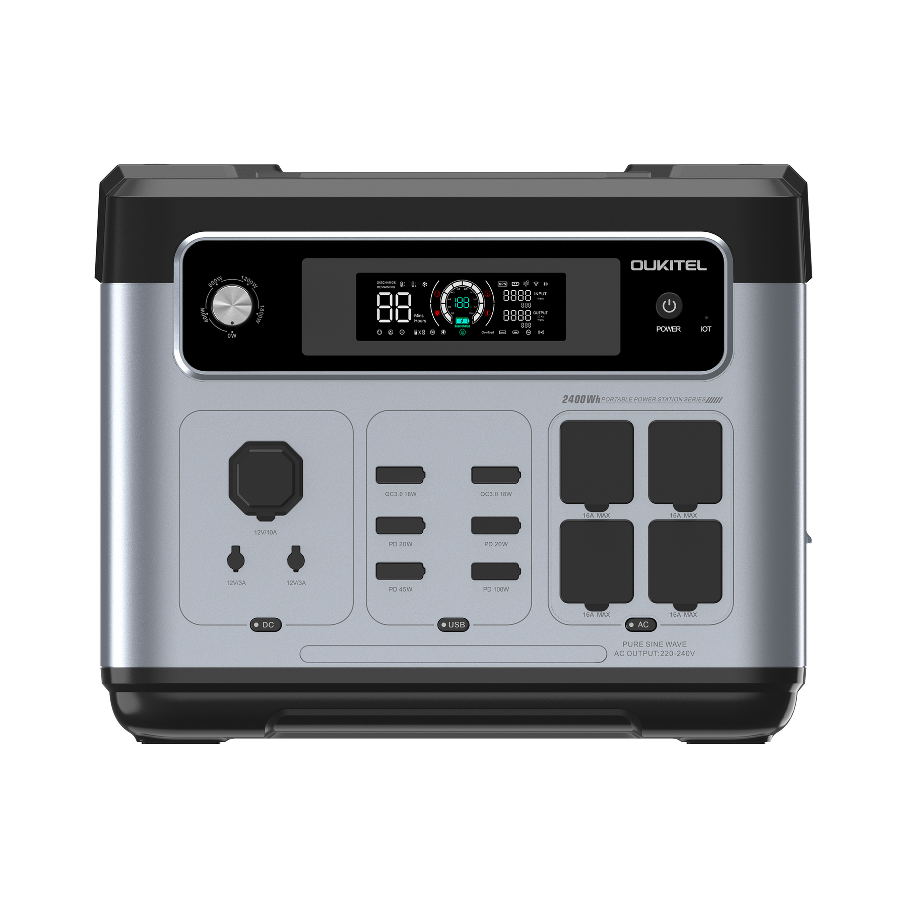 OUKITEL P2400 ポータブル電源 2048Wh瞬間最大4800W OUKITEL ポータブル電源P2400 – JP OUKITEL